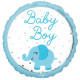 Шар из фольги BABY BOY Слоник голубой