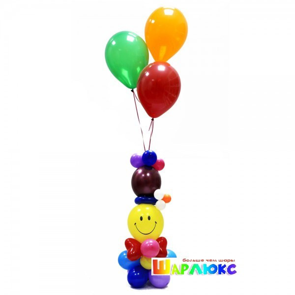 Стойка из шаров Весельчак