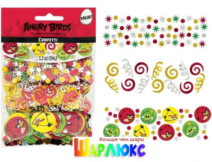 Конфетти Angry Birds