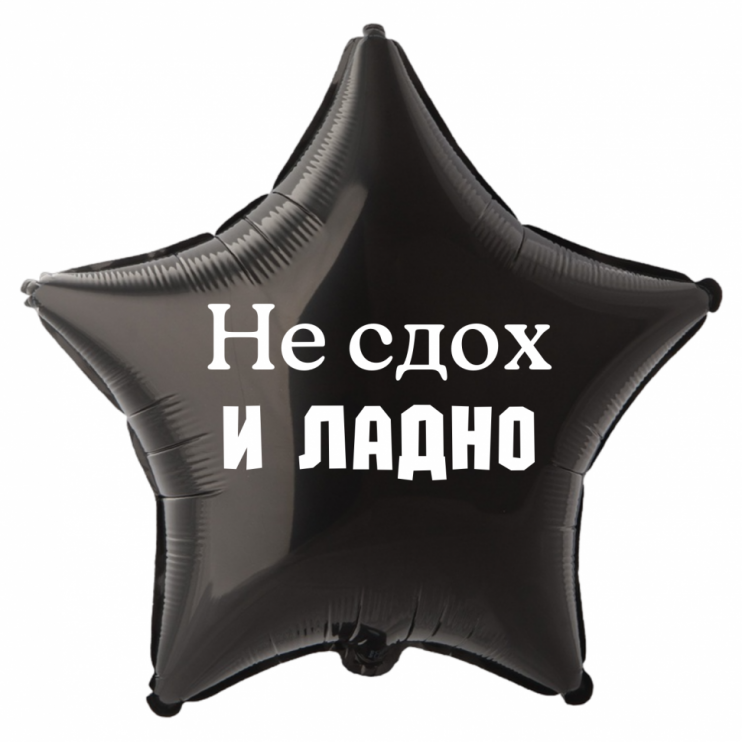 Шар из фольги Не сдох и ладно