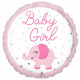 Шар из фольги BABY GIRL Слоник розовый
