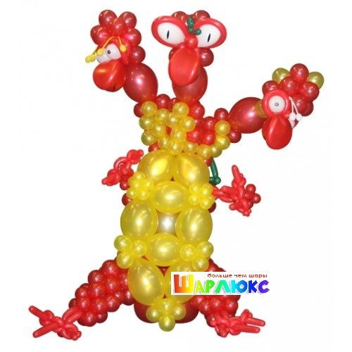 Фигура из шаров Дракон