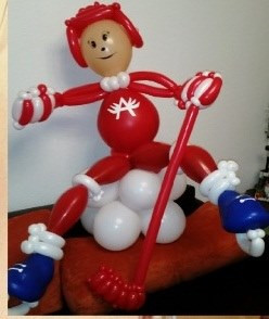 Фигура из шаров Хоккеист