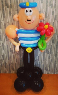 Фигура из шаров ВДВешник