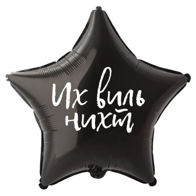 Шар из фольги Их виль нихт