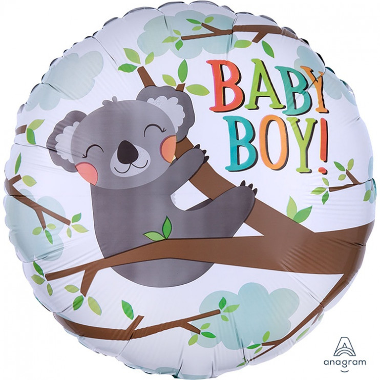 Шар из фольги BABY BOY коала