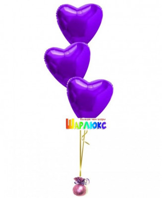Фонтан из шаров Сиреневые грезы