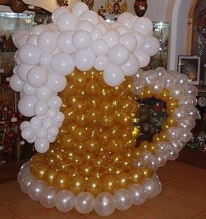 Фигура из шаров По пивасику