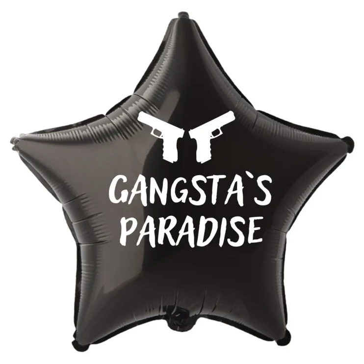Шар из фольги Gangsta's paradise