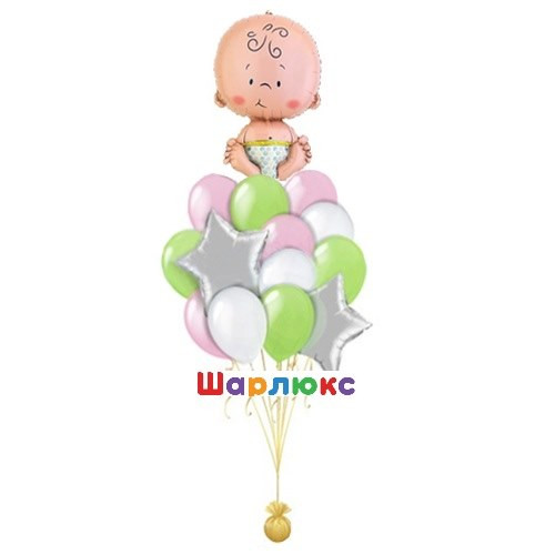 Фонтан из шаров Малыш