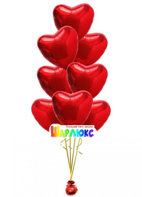 Фонтан из шаров Любовь