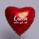 Шар из фольги Queen never gets old