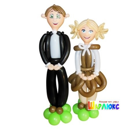 Фигура из шаров Школьники