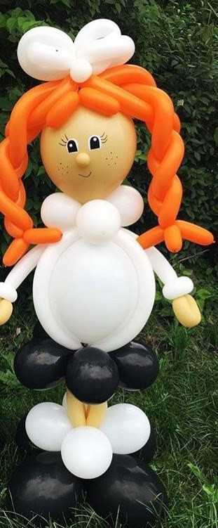Фигура из шаров Первоклассница