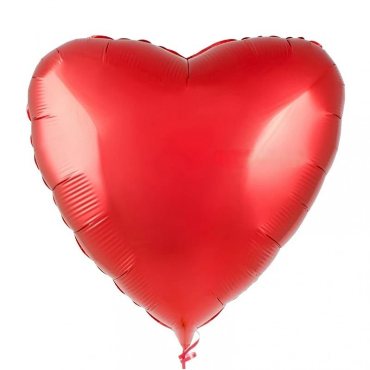 Шар из фольги Сердце (красный)