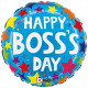 Шар из фольги Boss's Day звезды
