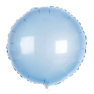 Шар из фольги Круг (голубой)