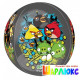 Фольгированная 3D Сфера Angry Birds