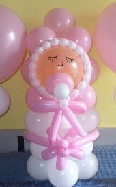 Фигура из шаров Кулечек с малышом