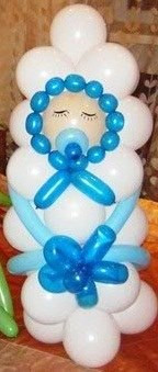 Фигура из шаров Кулечек с малышом