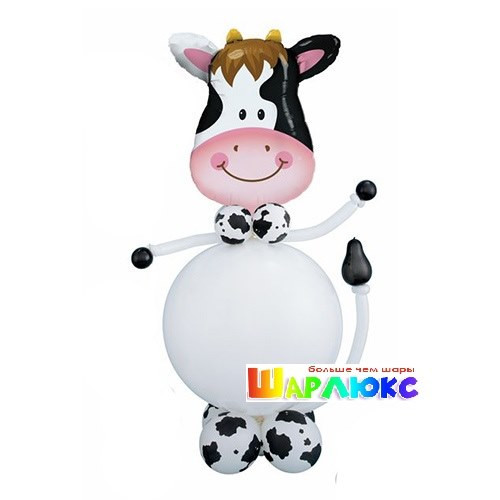 Фигура из шаров Буренка
