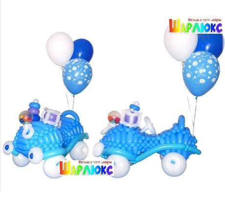 Фигура из шаров Машинка с шарами
