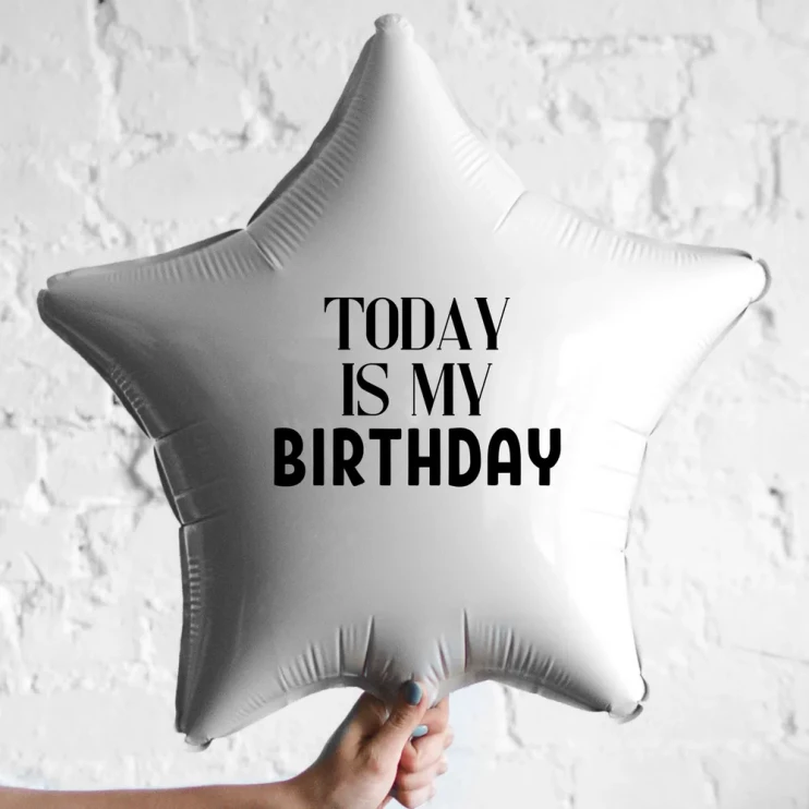 Шар из фольги Today is my birthday