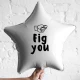 Шар из фольги Fig you