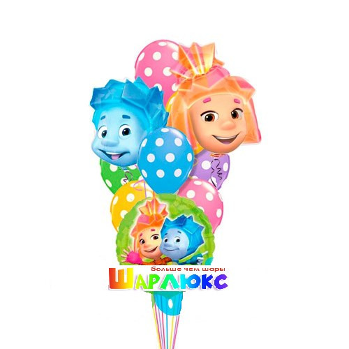 Фонтан из шаров Фиксики