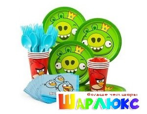 Одноразовая посуда Angry Birds
