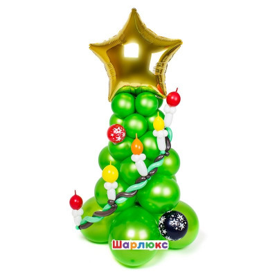 Фигура из шаров Елочка